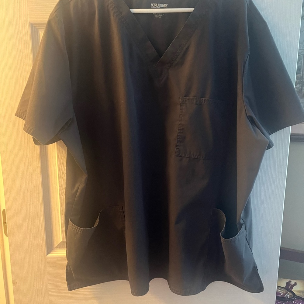 Grey Scrub Top